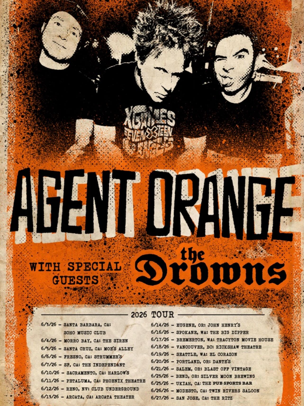 The Drowns Tour Poster 2026